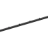 Hillfence metalen paal+aansluitingset afdekkap 6x4x240cm zwart