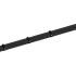 Hillfence h.paal+aansluitingset afdekkap 6x6x160cm zwart