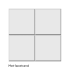 Betontegel 30x30x4,5 cm met facet Grijs KOMO
