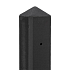 Betolux Beton-tussenpaal 180x10x10 cm ongecoat Antraciet