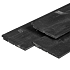 Zweeds rabat (17,5cm werkend) 500x19,5x1,1/2,7 cm Douglas Zwart gedompeld