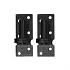 Gardenlux plaatduimen zwart 38x5mm ø16mm (set van 2 stuks)