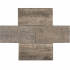 Strato Gent 25x50x6 cm Beige/bruin/grijs