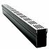 Garden Drain goot 6,5x10x100 cm Aluminium