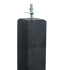 Betonpoer met verstelbare steun 18x18x50 cm Antraciet, draadeind M20