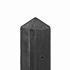 Betolux Beton-tussenpaal met diamantkop 10x10x280 cm ongecoat Antraciet