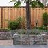 Tuinscherm Breil 19-planks 180x180 cm Red Class Rood geïmpregneerd