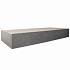 Traptrede Massief 100x40x18 cm Grijs