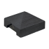 Betonafdekpet Reest antraciet gecoat diamantkop 14x14x5cm tussenmodel