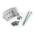 Betonschutting  bevestiging RVS t.b.v. betonpaal 10x10cm