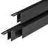 Krimp/Uitzet maskeer Uprofiel antraciet gecoat 31,5mm 176cm Reest