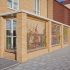 Bouwstaalmat 2x3m 0,4x5x5 Verzinkt