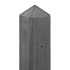 Beton-motief eindpaal Schie met diamantkop 10x10x280cm Antraciet