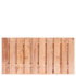 Tuinscherm Kalmar 21 planks 90x180 cm Red Class Rood geïmpregneerd