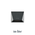 WEDGE MINI, 3,5x6x5 cm 12V Dark Grey