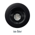 BIG NERO 12V Ø 170 mm inbouwspot