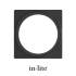 PLATE 1 Black, voor o.a. Luna & Big Flux