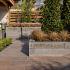 Forto Walling 60x10x10 cm Grijs/zwart