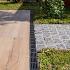 Garden Drain goot 6,5x10x100 cm Zwart