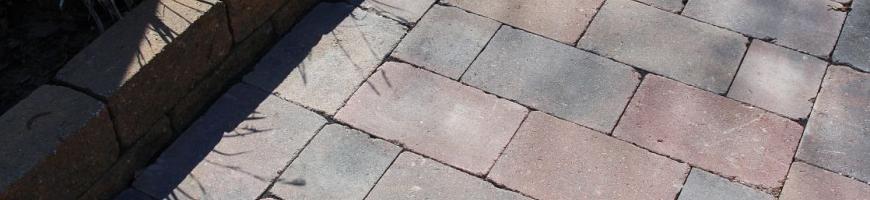 Betonstenen en klinkers